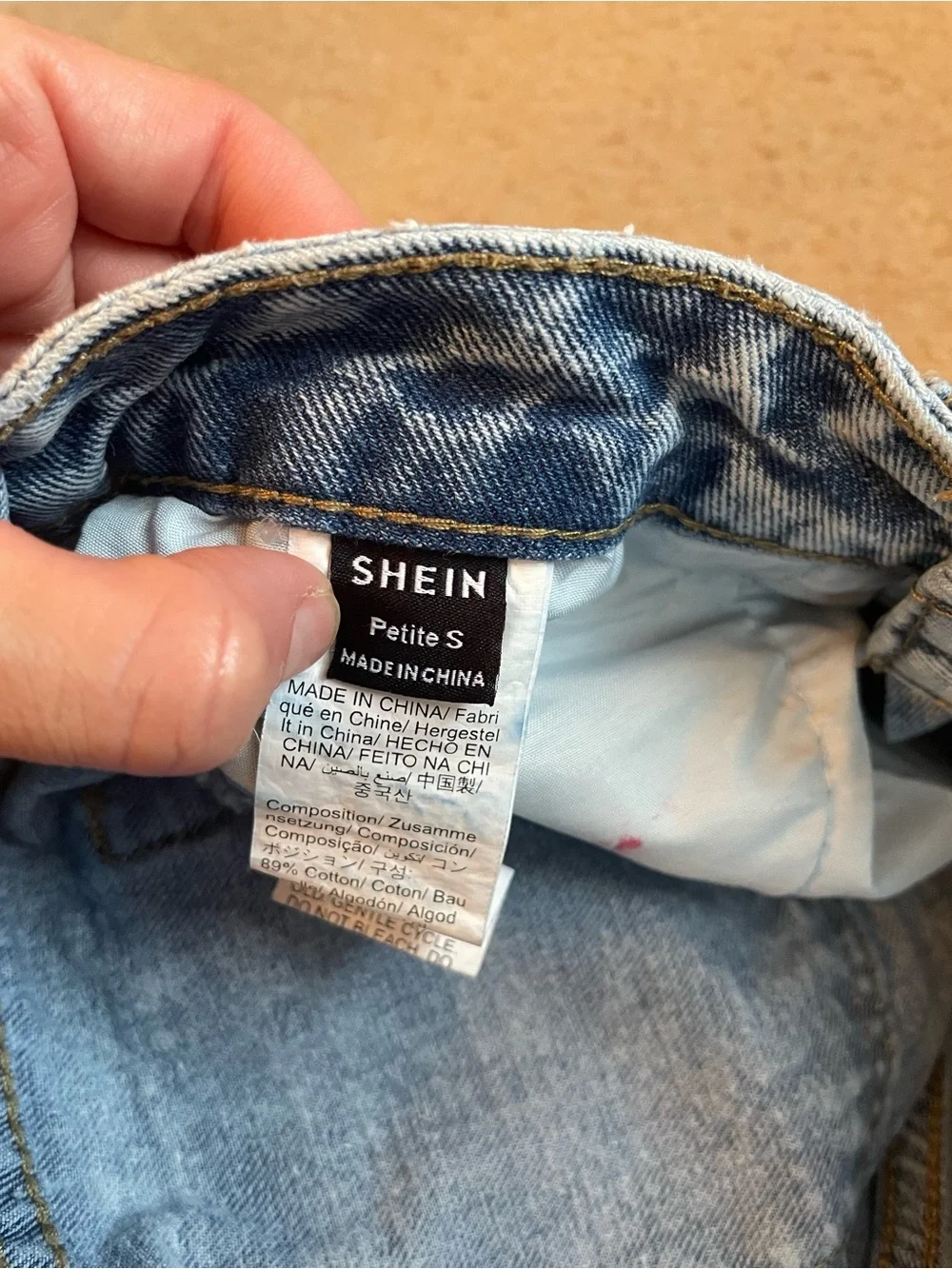 Shein Frayed Denim Shorts